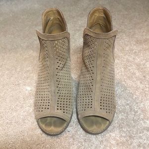 Lucky Brand Open Toe Bootie